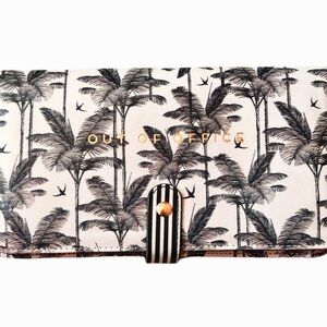 Alice & Scott Palm Tree Print Travel Wallett